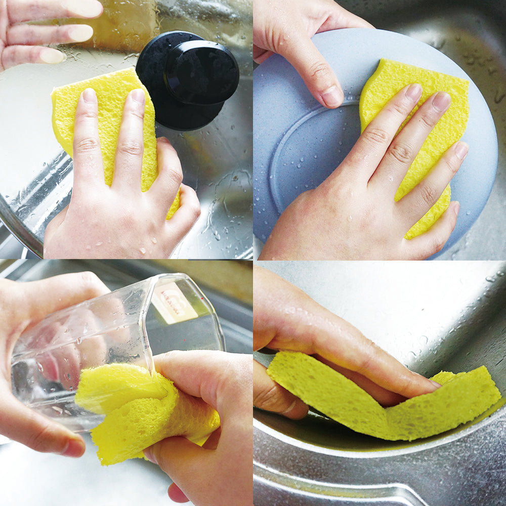 Cleaning Sponges Bulk Sponges, 24 Pack+ 2 Free Heavy Duty Scouring